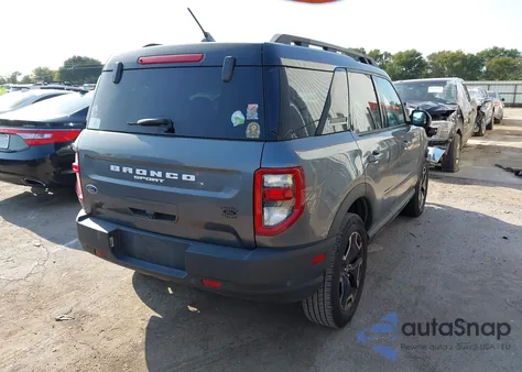 2022 Ford Bronco Sport Outer Banks z USA, uszkodzony, nr VIN 3FMCR9C64NRD45767